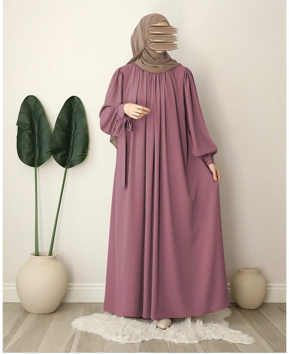 Lavender Abaya With Stoller