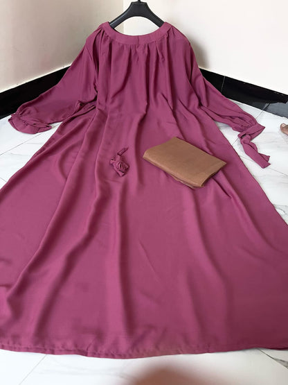 Lavender Abaya With Stoller