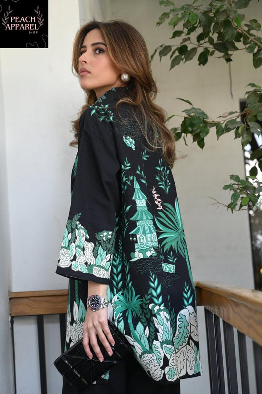 Digital Printed Stiched 2 Piece Cord Set