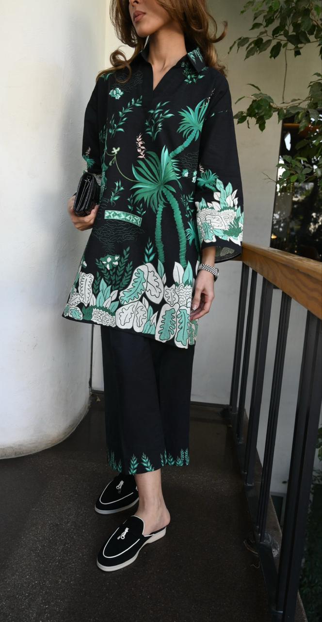 Digital Printed Stiched 2 Piece Cord Set