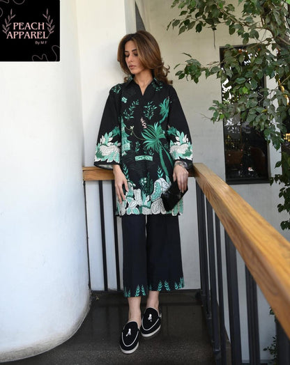 Digital Printed Stiched 2 Piece Cord Set